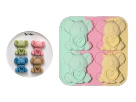 Molde silicona 4 koalas